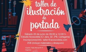 Taller de Ilustracíon de portada en Estudio Acoscoleta