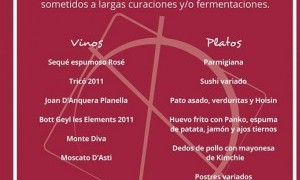 Cata de vinos con maridaje en Pepita Pulgarcita