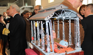 Exposicion de maquetas y fotografias de submarinos