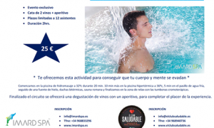 Circuito hidrotermal con cata de vinos