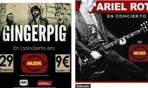 Gingerpig y Ariel Rot en Sala Musik