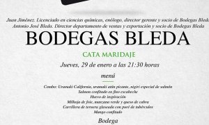Cata Maridaje en Tiquismiquis con Bodegas Bleda