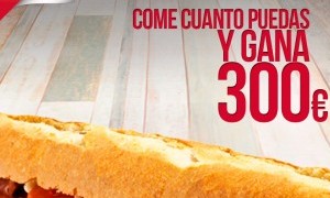  Concurso 'Come Cuanto Puedas' y gana 300€ en Bocadillón