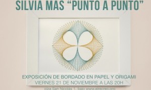 Exposición de bordado en papel y origami