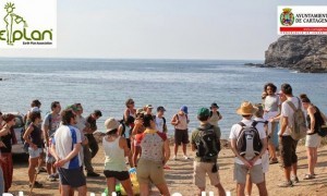 Acción ¡Playas sin residuos! en Calblanque.