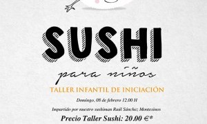Taller infantil de iniciación al Sushi en Tiquismiquis