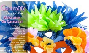 Taller infantil: Crea tu máscara de Carnaval