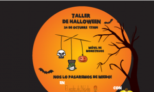 Taller de móviles para Halloween