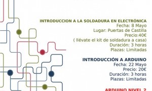 Talleres soldadura electrónica y Arduino en Puertas de Castilla