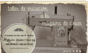 Taller de iniciación a la máquina de coser en Febrero