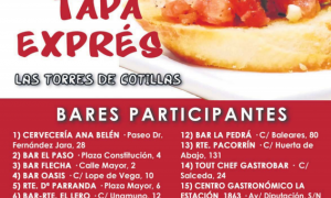 IV Ruta de la Tapa Exprés en Las Torres de Cotillas