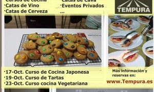 Curso de cocina vegetariana en Tempura