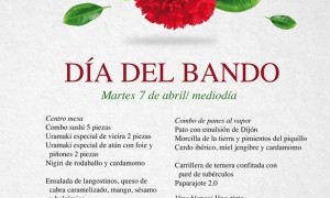 Menú Tiquismiquis Bando de la Huerta 2015